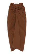 Max Mara Tacito Cotton Poplin Pencil Skirt
