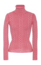 Moda Operandi Marc Jacobs Fitted Wool-blend Cable-knit Sweater Size: Xs