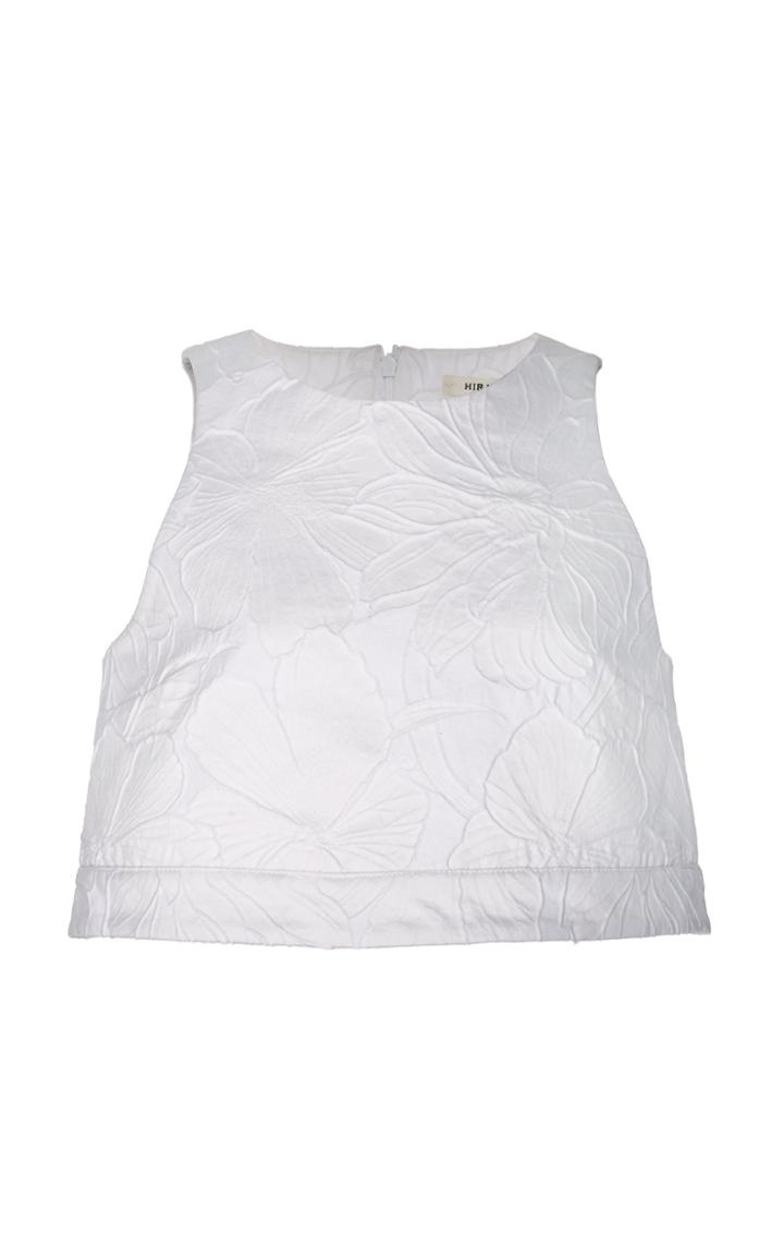 Hiraeth Francine Cotton Blend Crop Top