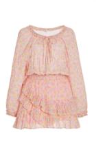 Moda Operandi Loveshackfancy Rayna Printed Cotton Mini Dress