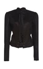 Olivier Theyskens Teril Fitted Linen Jacket