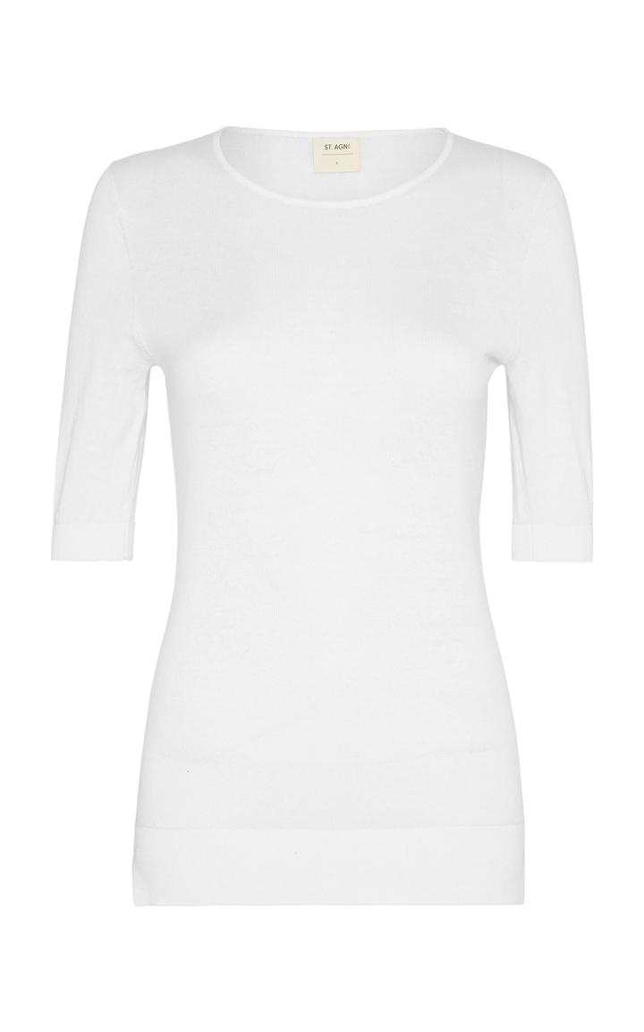 Moda Operandi St. Agni Sai Ribbed Cotton T-shirt