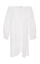 Innika Choo Off The Shoulder Ruffle Sleeve Dress