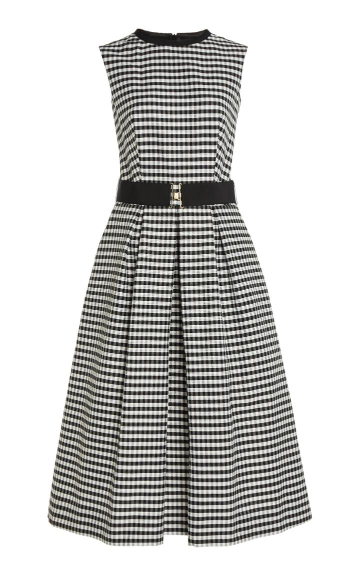 Moda Operandi Martin Grant Belted Gingham Dress