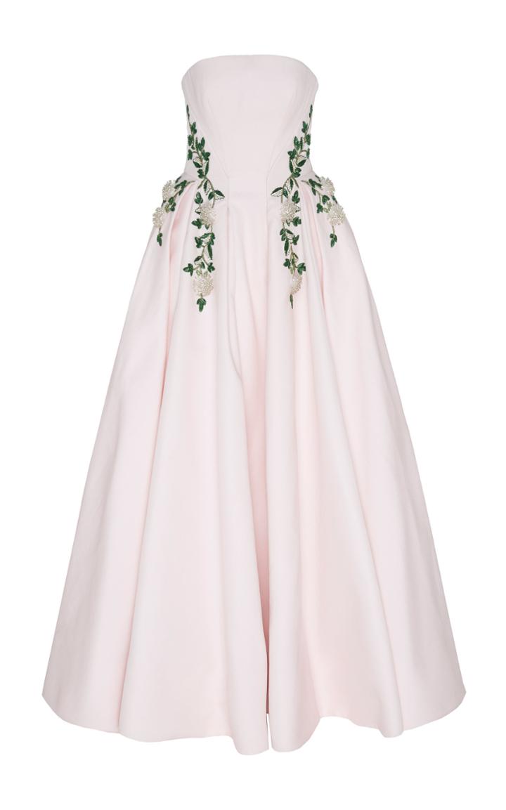 Zac Posen Gauffre Embellished Ball Gown