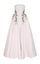 Zac Posen Gauffre Embellished Ball Gown
