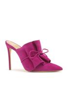 Alexander White Issey Fucshia Mule