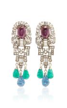 Ben-amun Isabella Crystal And Glass Earrings