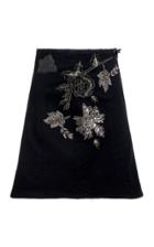 Moda Operandi Redemption Embroidered Cotton Mini Skirt