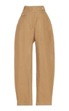 Moda Operandi Low Classic Cotton Snap Belt Pant Size: S