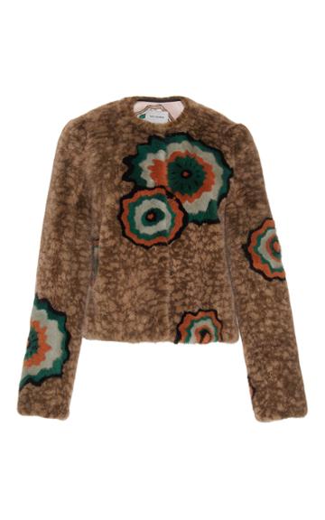 Yves Salomon Paris Printed Mink Jacket