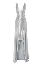 Galvan Relev Sleeveless Duchess Satin Gown