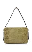 Lutz Morris Croco Embossed Tate Large Shoulder Bag