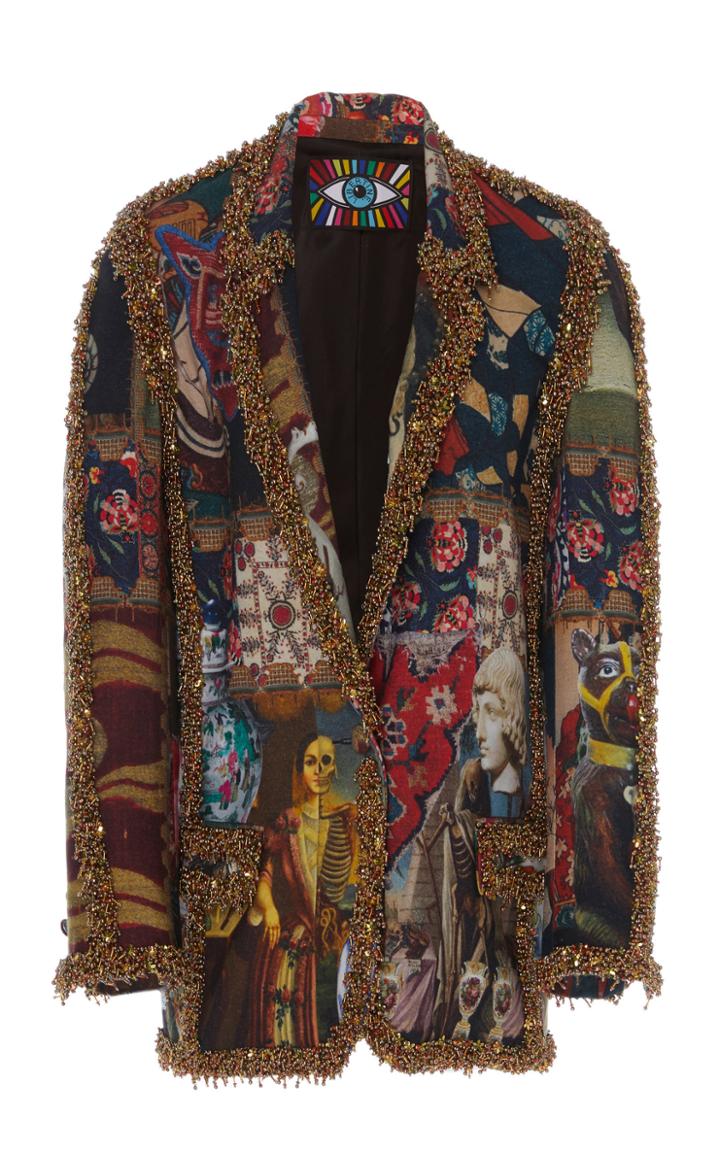 Libertine Memento Mori Beaded Seams Jacket