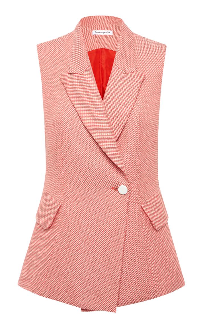 Bianca Spender Fitted Notch Collar Vest