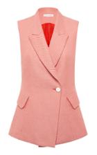 Bianca Spender Fitted Notch Collar Vest