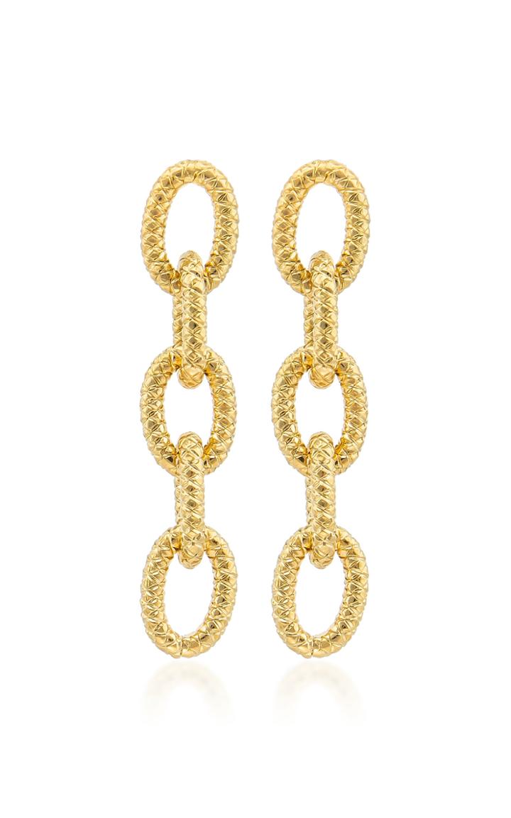 Sylvia Toledano Xl Links 22k Gold-plated Brass Earrings