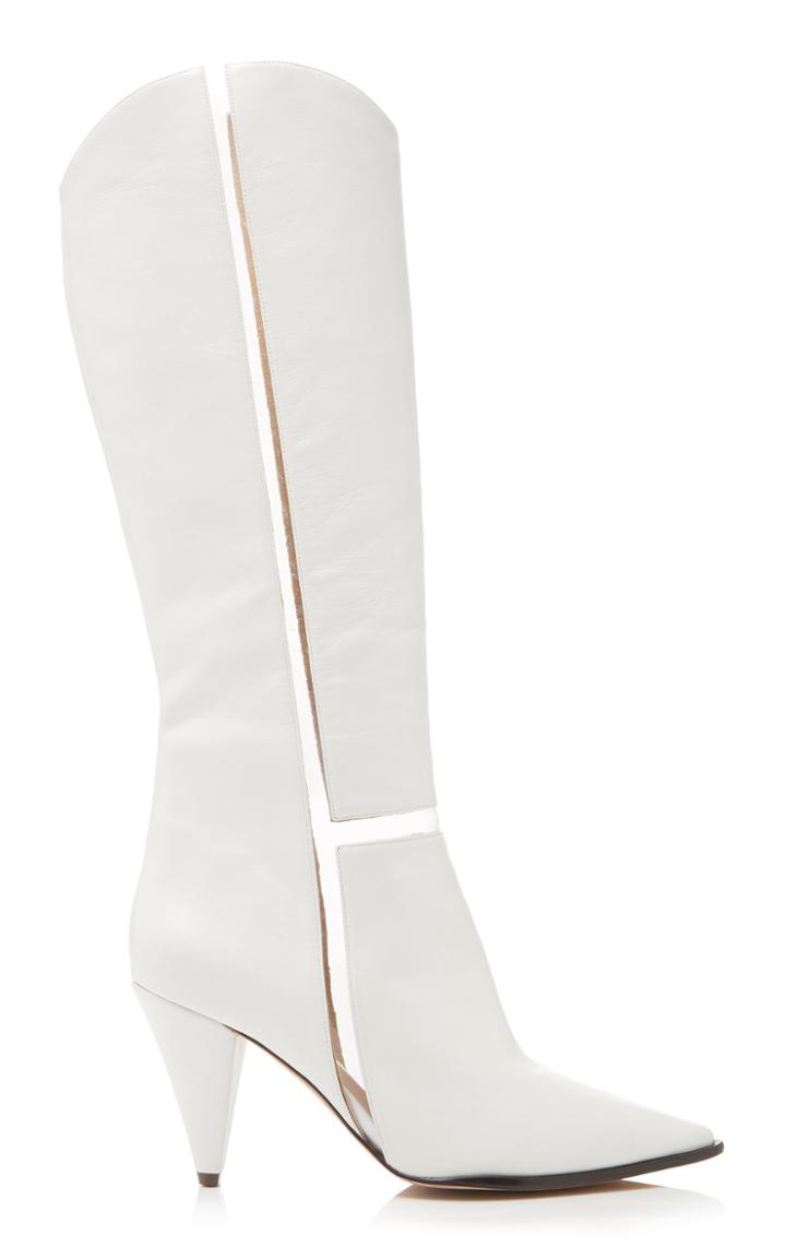 Alexandre Birman Dora Pvc And Leather Ankle Boots