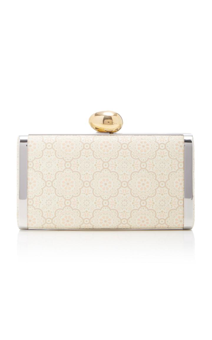Hayward Python Slim Box Clutch