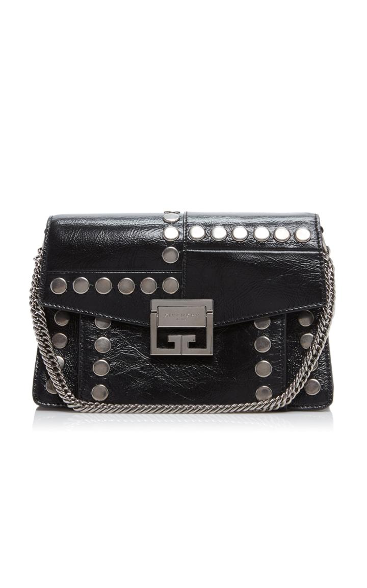 Givenchy Gv3 Small Studded Leather Shoulder Bag