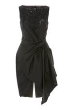 Zuhair Murad Loly Gathered-bow Crepe Mini Dress