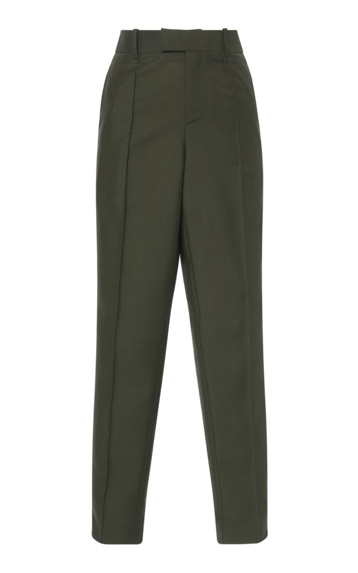 Bottega Veneta Cropped Cotton-twill Straight-leg Pants