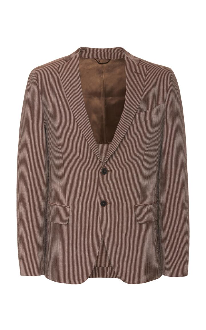 Eidos Seersucker Two-button Jacket