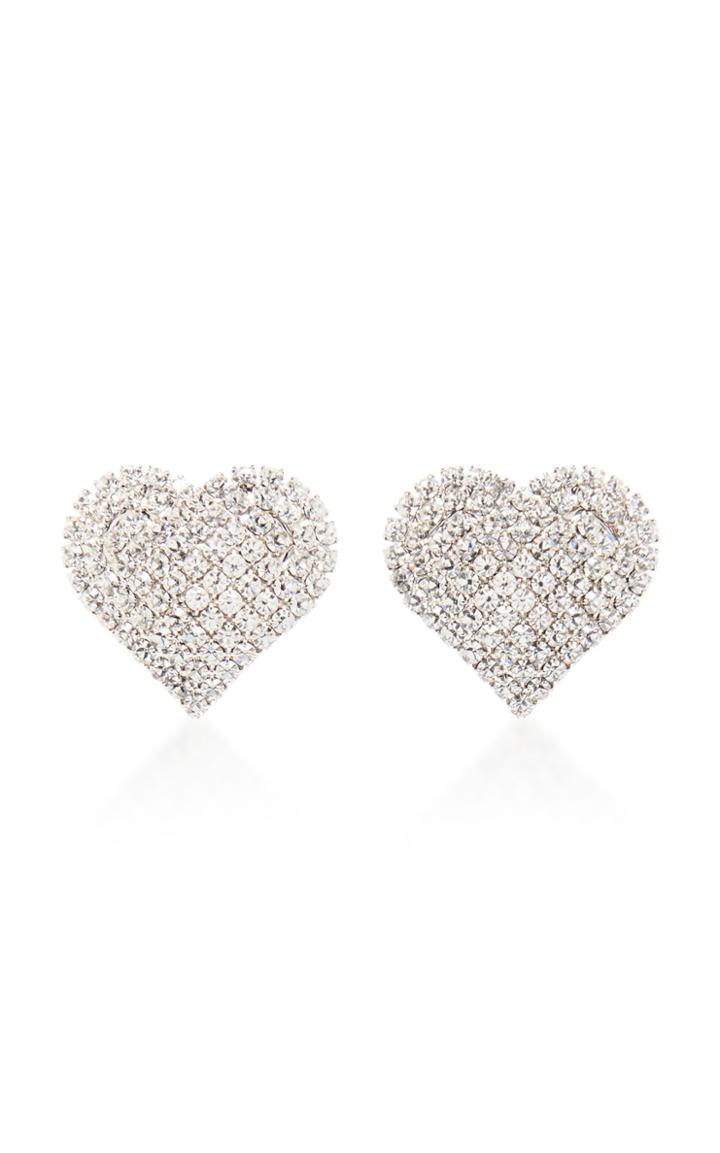 Moda Operandi Alessandra Rich Small Heart Earrings