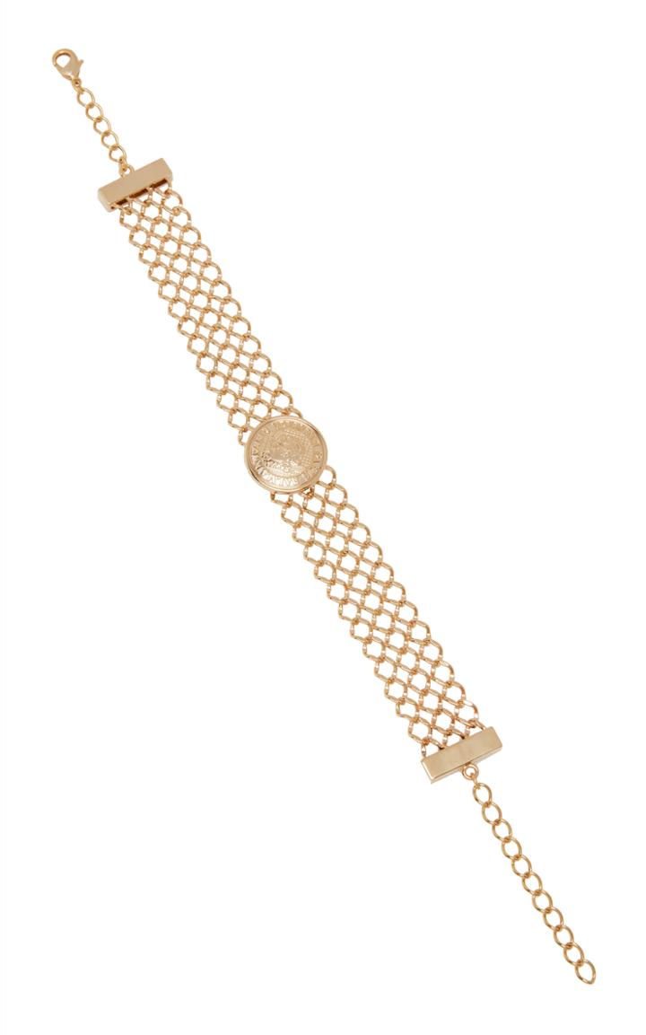 Balmain Three Chain Gold Necklace