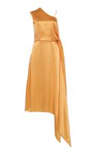 Moda Operandi Matriel One Shoulder Silk Dress Size: S