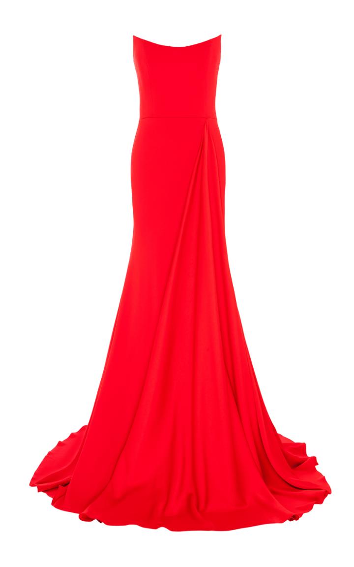 Alex Perry Alex Strapless Drape Gown
