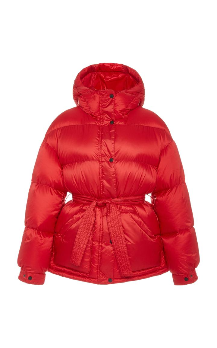 Perfect Moment Oversized Belted Quilted Shell Down Jacket