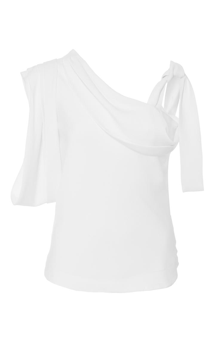 Haus Alkire Zenobio Silk Draped Blouse