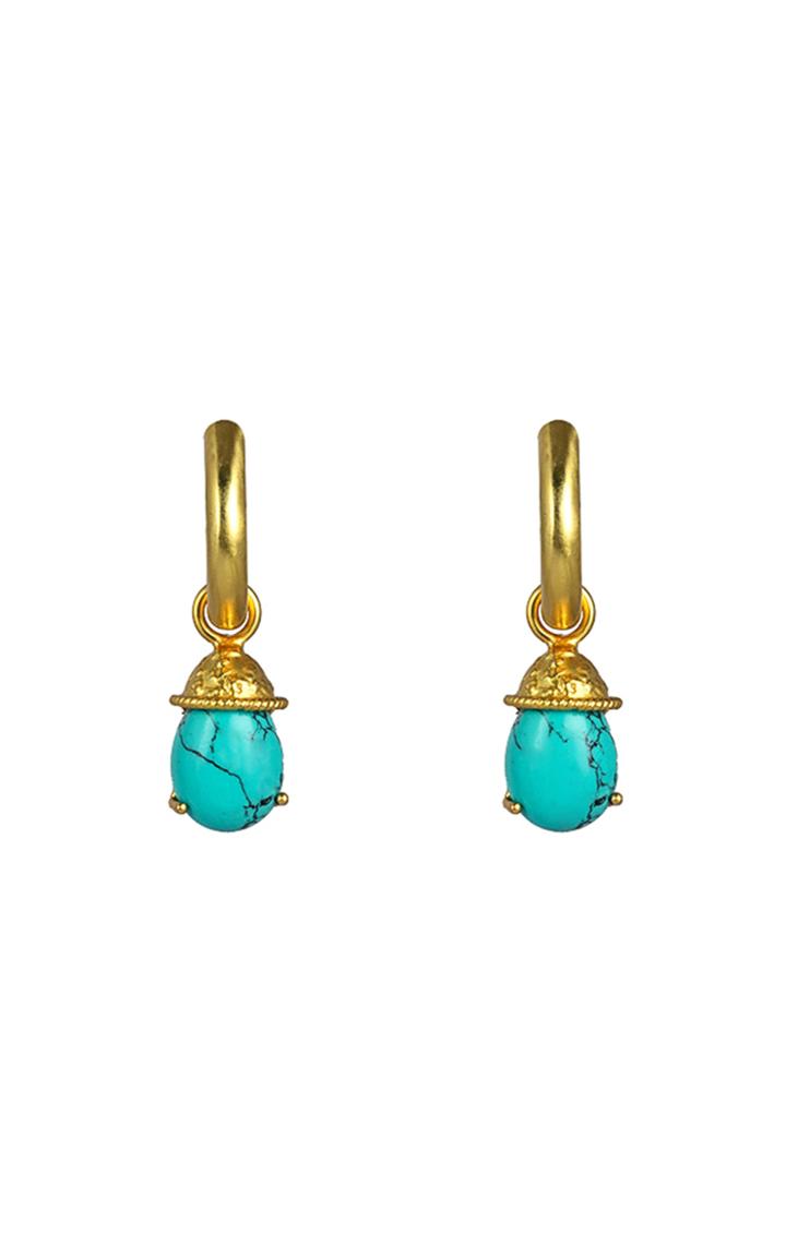 Moda Operandi Valre Turquoise Jewel Earrings
