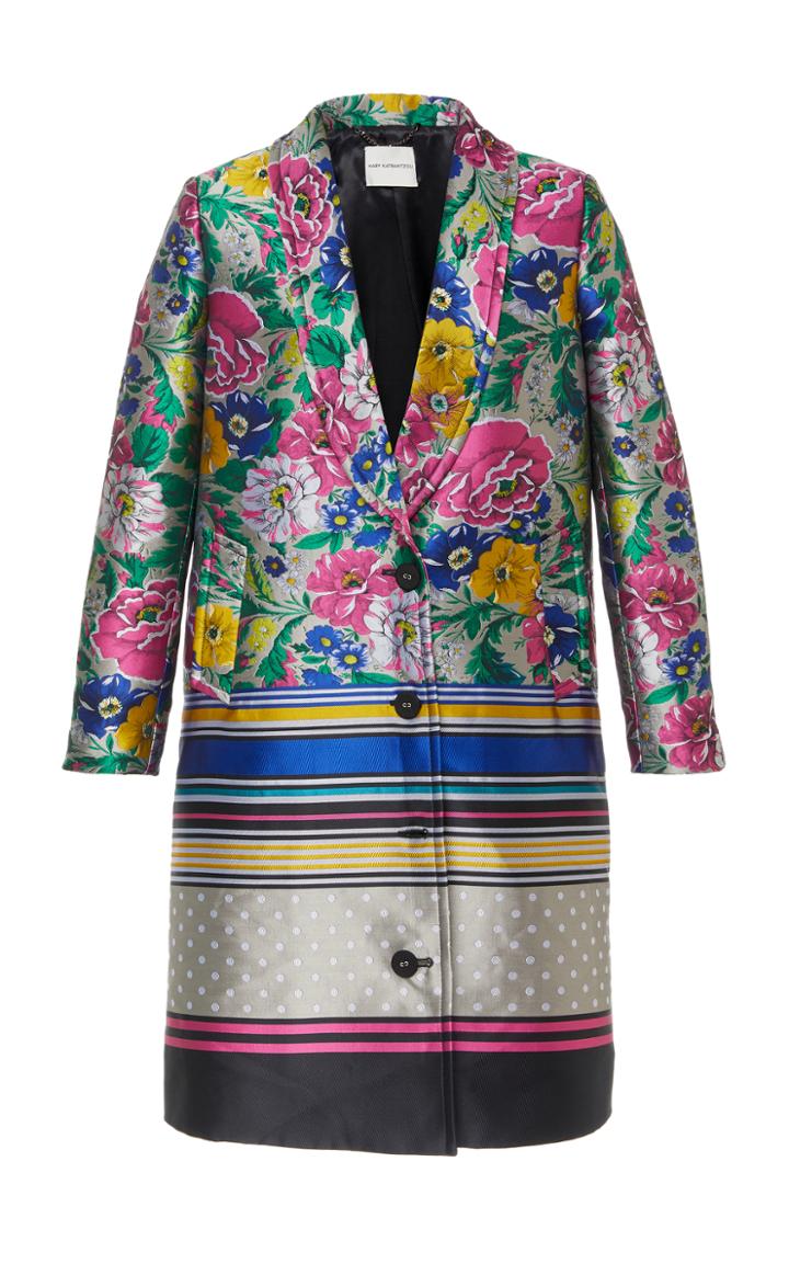 Mary Katrantzou Kestrel Jacquard Coat