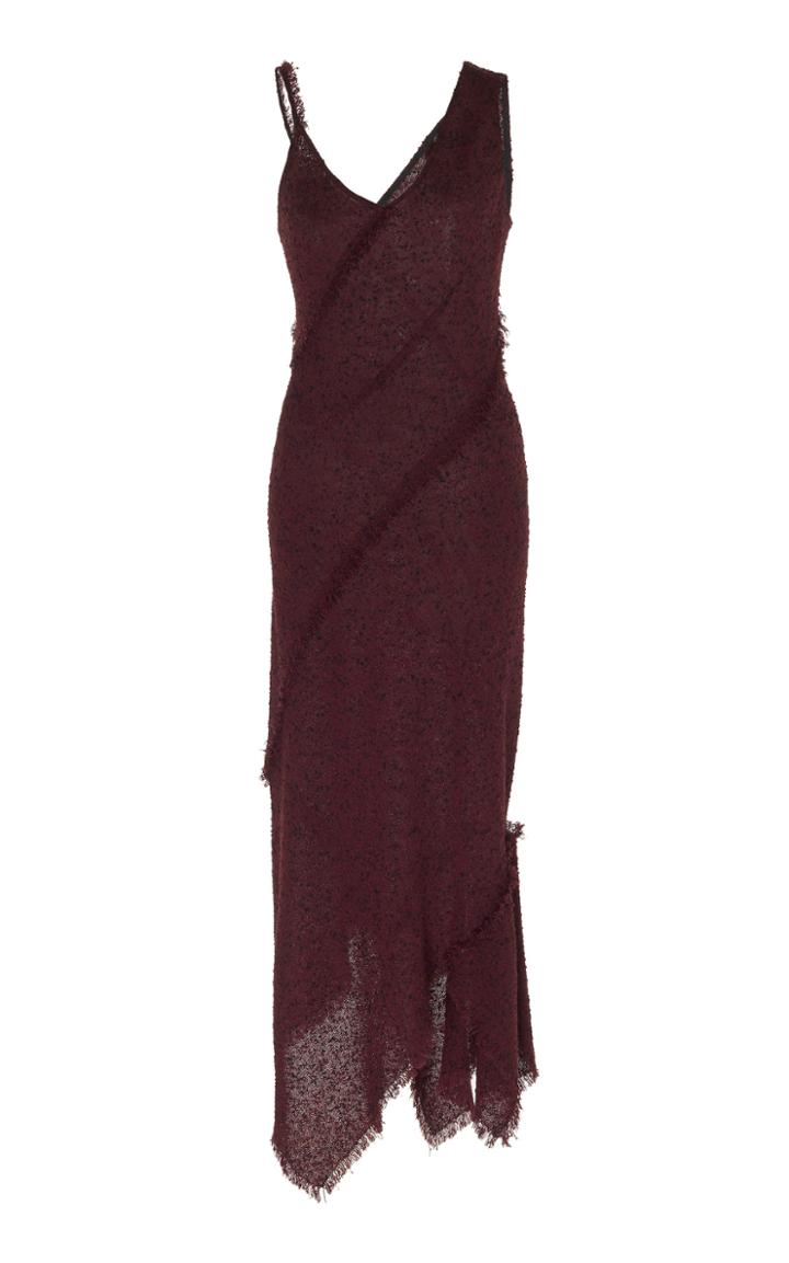 Roland Mouret Amargo Asymmetrical Boucl Midi Dress