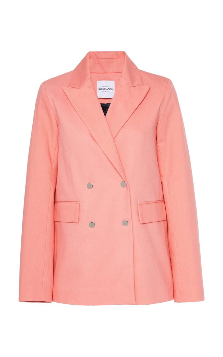 Roseanna Tempo Double Breasted Cotton Blazer