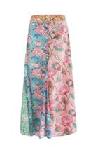 Moda Operandi Alix Of Bohemia Lili Flower Paneled Cotton Skirt
