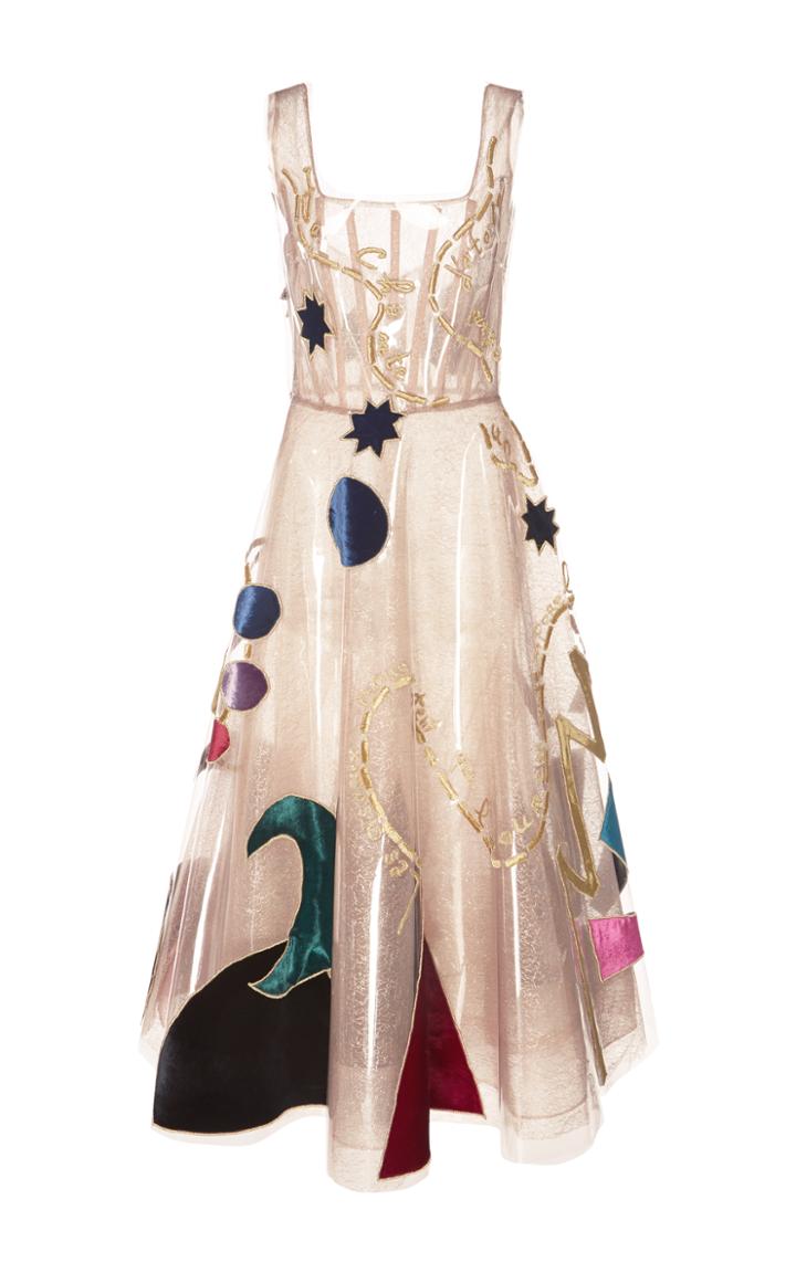 Sandra Mansour Callisto Plastic Midi Dress