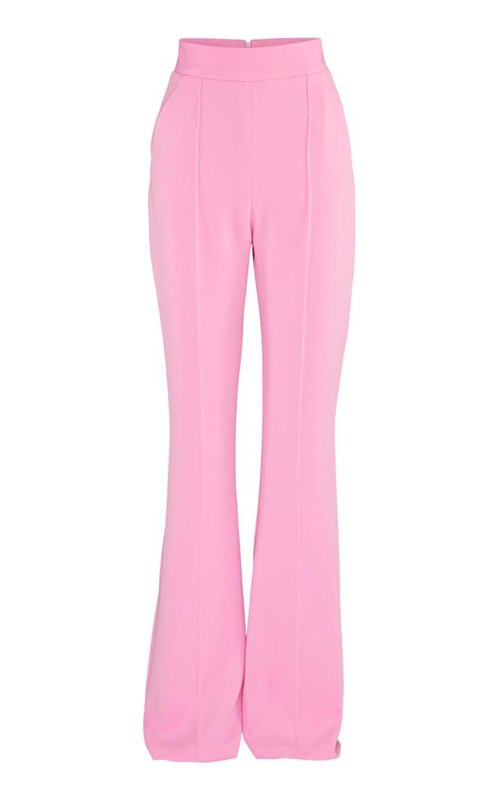 Alex Perry Leighton Flare-leg Crepe Pants