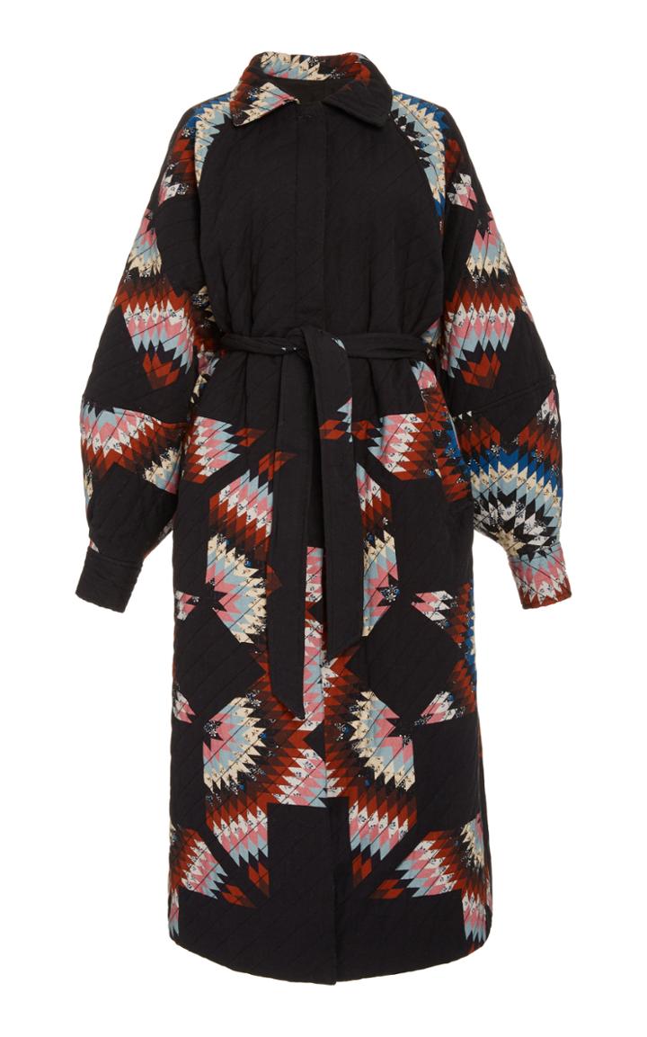 Moda Operandi Sea Lindstrom Quilt Long Sleeve Coat