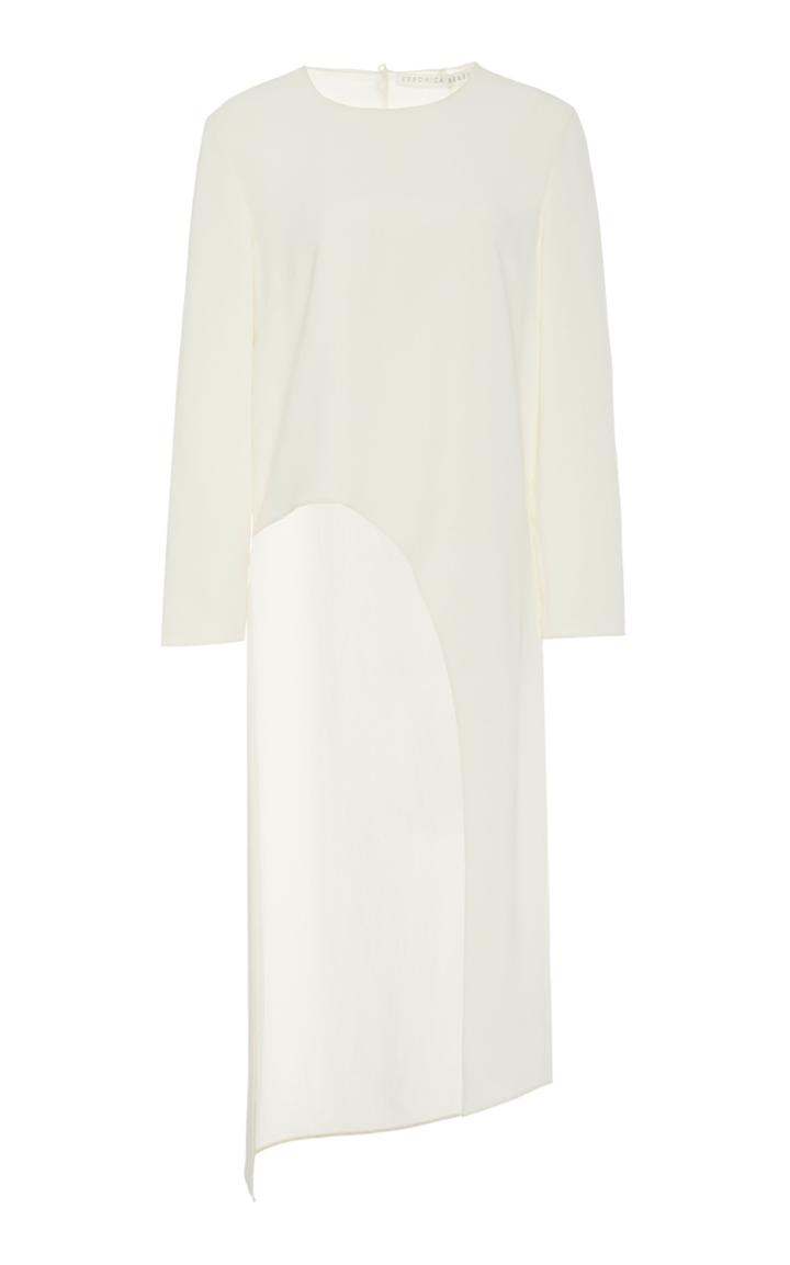 Veronica Beard Rome High-low Crepe Top