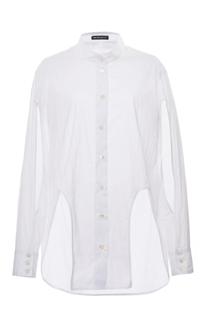 Moda Operandi Ann Demeulemeester Cutout Cotton Top Size: 34