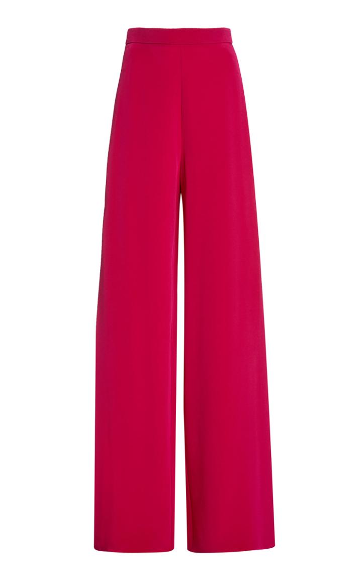 Moda Operandi Cushnie Slit High-rise Silk Pants