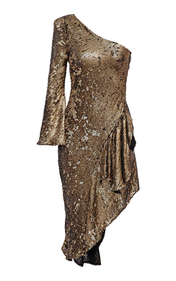 Maria Lucia Hohan Zorya Sequin Chiffon Dress