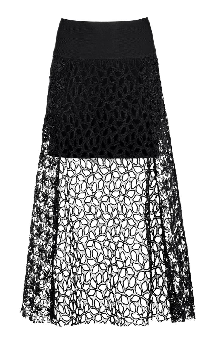 Lolitta Louise Guipire Evase Midi Skirt