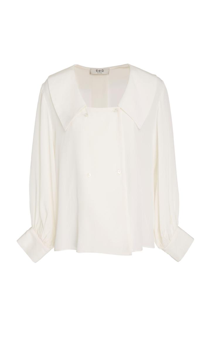 Sea Solange Longsleeve Double Breasted Blouse