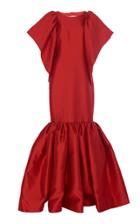 Leal Daccarett Palermo Embellished Cape Sleeve Tiered Dress