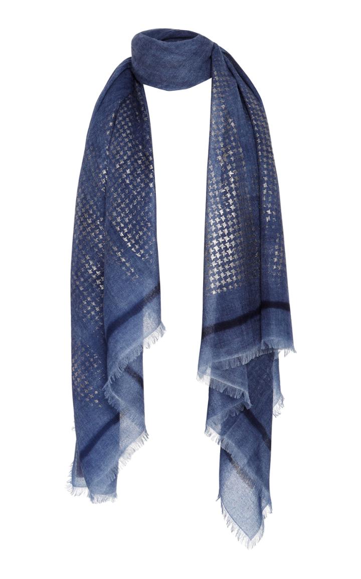 Ama Pure Spray Lacca Denim Scarf