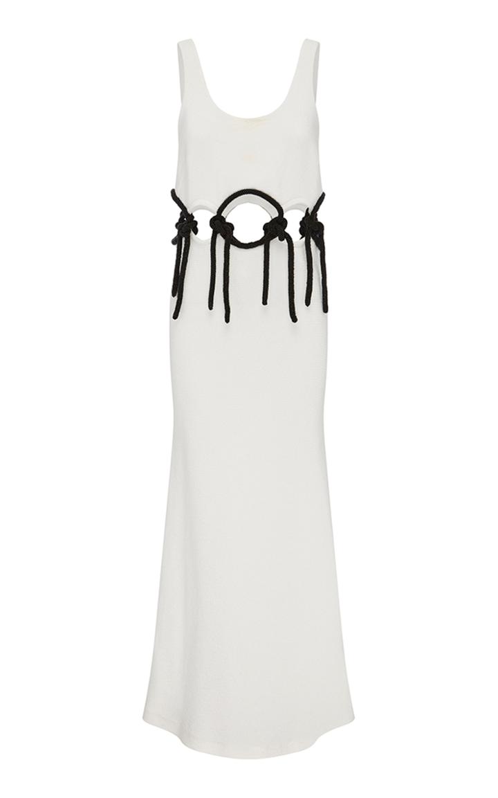 Christopher Esber Beaded Loophole Tank Dress